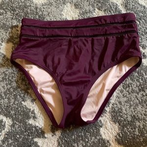 Victoria’s Secret plum high waisted bikini bottom
